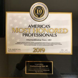 America's most honored professionals award